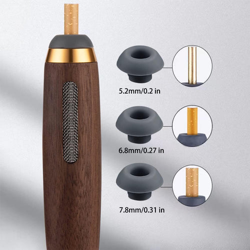 Walnoir™ - Portable Ashtray – Handcrafted Cigarette Holder with Fine Mesh Filter for Clean, Odor-Free Smoking