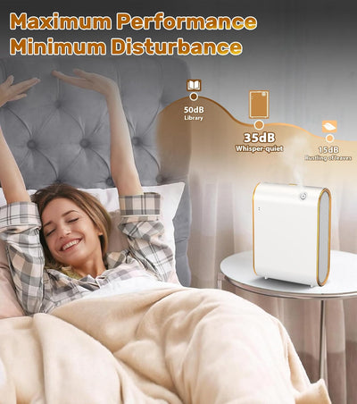 AeraLuxe™ Smart Bluetooth Cold Air Scent Diffuser – Hotel-Grade Aromatherapy for Homes & Offices (1500 ft² Coverage)