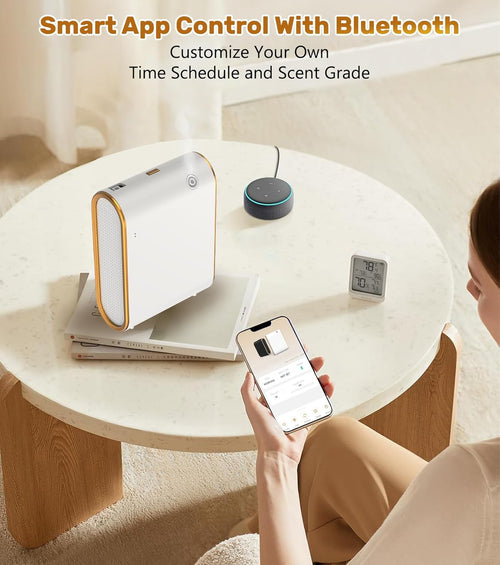 AeraLuxe™ Smart Bluetooth Cold Air Scent Diffuser – Hotel-Grade Aromatherapy for Homes & Offices (1500 ft² Coverage)