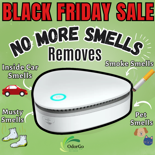 OdorGo - Remove Smoke Smells in Your Home and Car - BLACK FRIDAY SALE