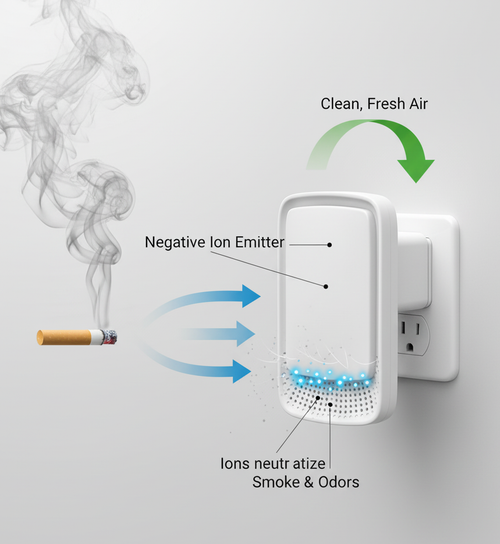 OdorGo Plug in - Plug in Smoke Removal Device